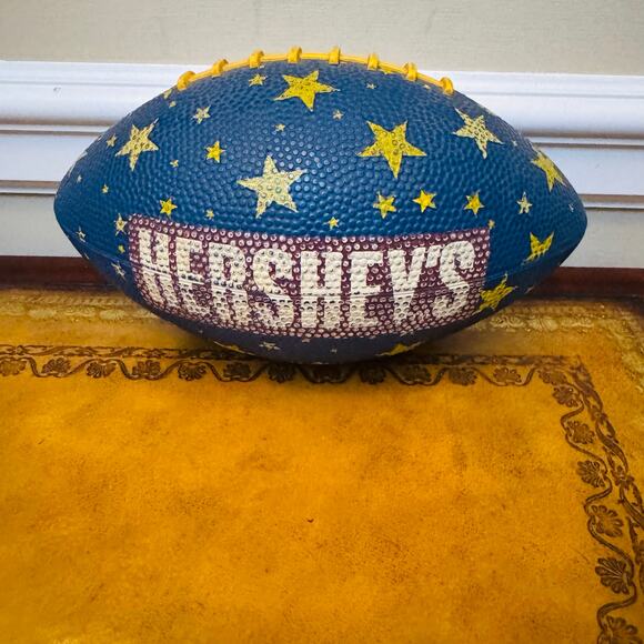 Hershey's Blue 9.5" Peewee Stars Football - Picture 1 of 3